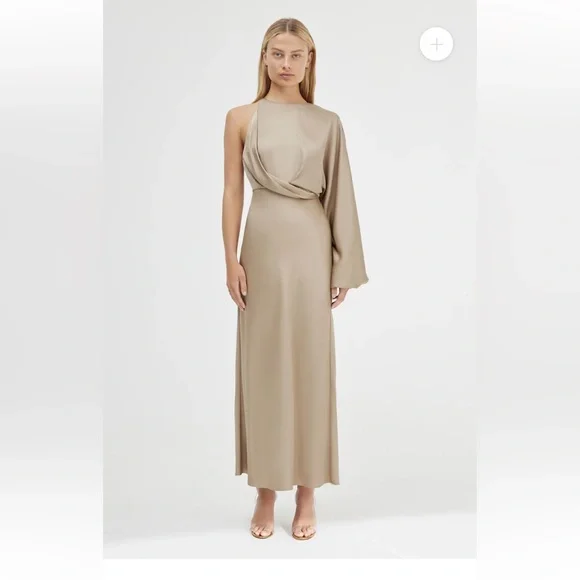 alessia one shoulder dress Significant Other Alessia One Shoulder Midi Dress